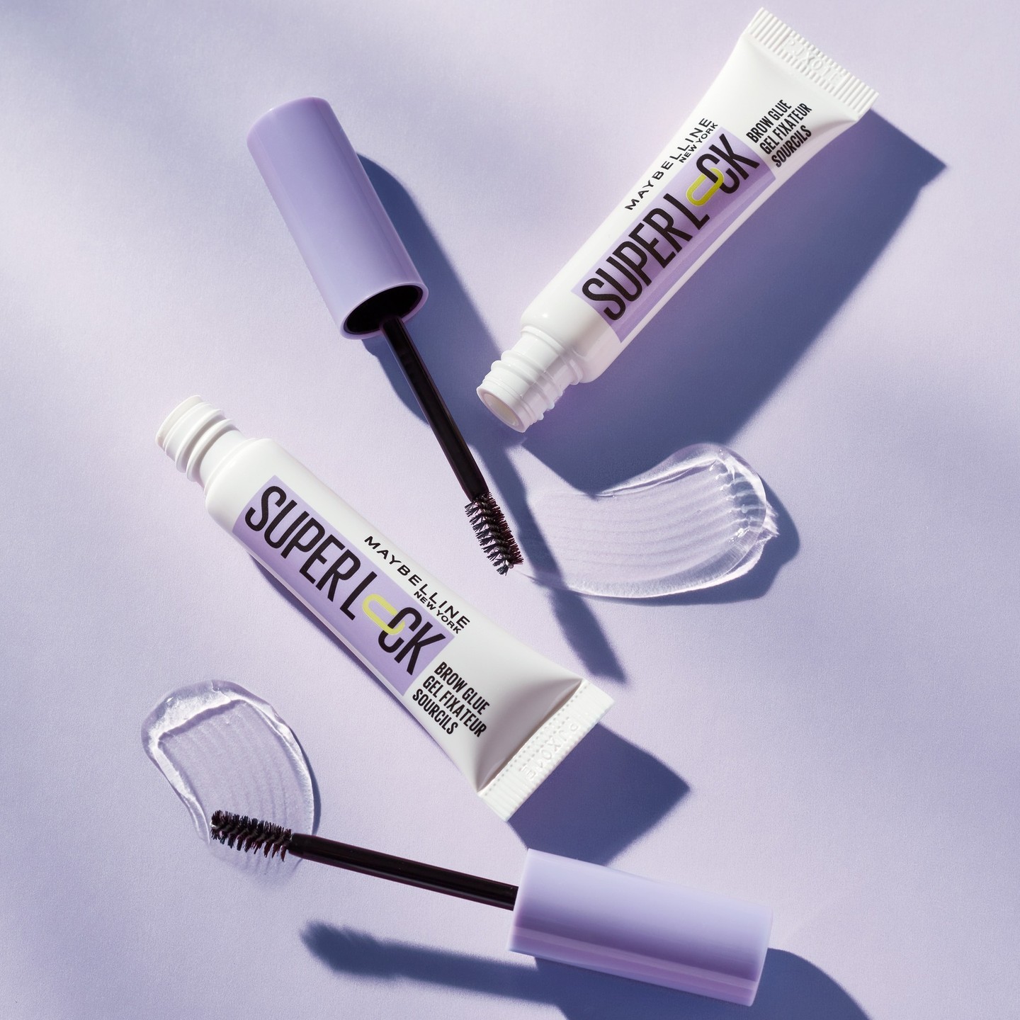 Super Lock Brow Gel — texture + applicator hero