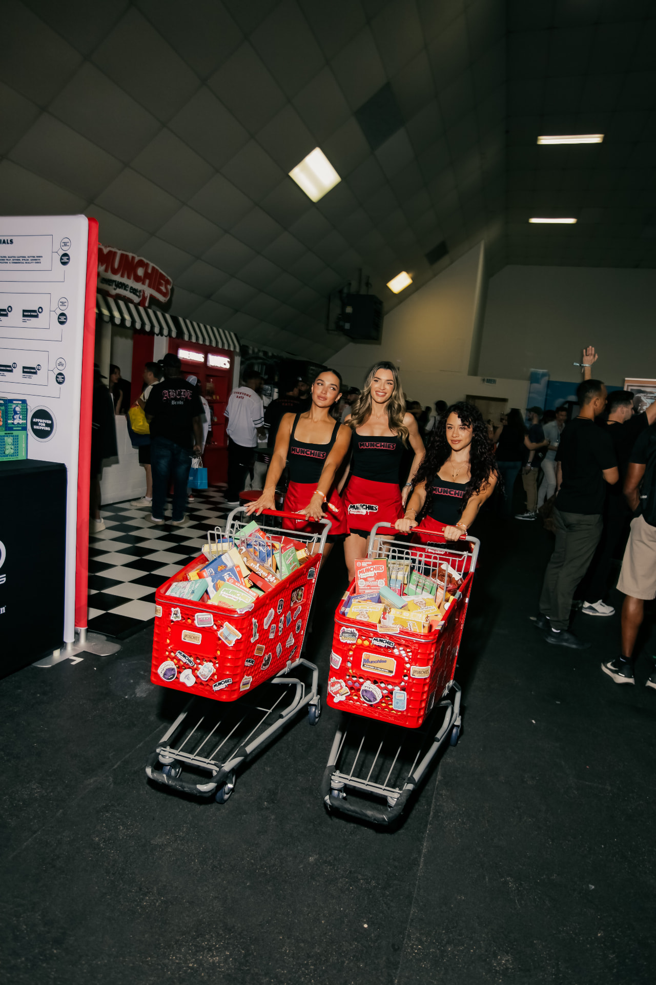 Roaming cart strategy — driving floor traffic back to the booth